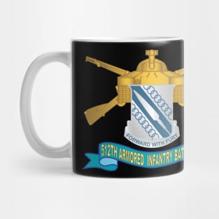 512th Armored Infantry Battalion w Branch - Ribbon X 300 Mug